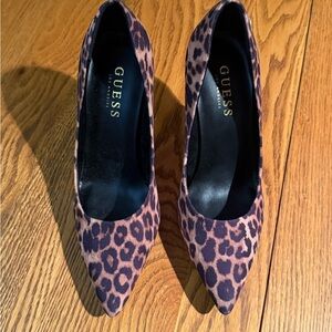 GUESS Animal Print Heels